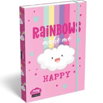 ICO: Lizzysuli Lollipop Rainbow gumis füzetbox A/4 kép