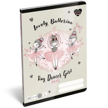 ICO: Lizzysuli Tiny Dancer Ballerina 1. osztályos vonalas füzet A/5 14-32 kép