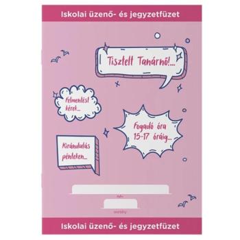 ICO: Pink Üzenő- és jegyzetfüzet A5 32 lapos kép