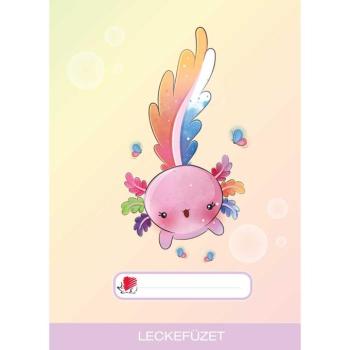 ICO: Süni Axolotl mintás leckefüzet A/5-ös kép