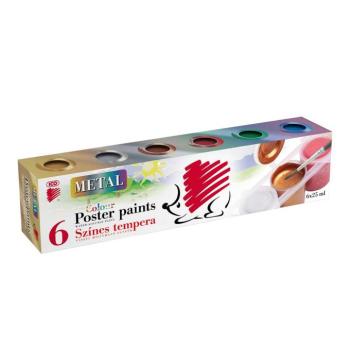 ICO: Süni Tégelyes tempera metál színekben 6x25ml kép