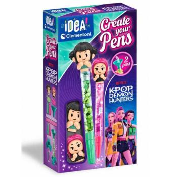 Idea Art Mini: K-Pop Démonvadászok tollkészítő szett Zoey és Mira - Clementoni kép