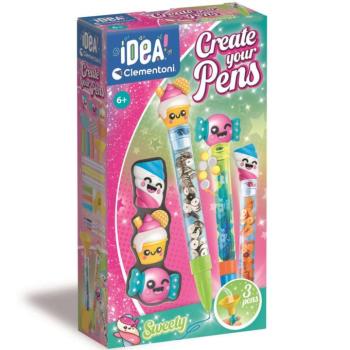 Idea! Édesség mintás tollkészítő kreatív játékszett - Clementoni kép