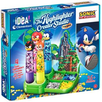 Idea! Sonic a sündisznó szövegkiemelő készítő kreatív szett - Clementoni kép