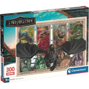 Így neveld a sárkányodat sárkányok és hősök 300db-os puzzle - Clementoni kép