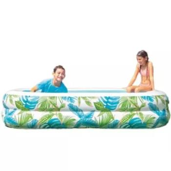 Intex: Trópusi felfújható családi medence - 229 x 152 x 48 cm kép
