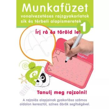 Írj rá és töröld le! Munkafüzet - Vonalvezetéses rajzgyakorlatok kép