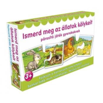 Ismerd meg az állatok kölykeit párosító játék kép