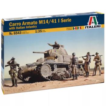 Italeri 1/35 Carro Armato M14/41 I Serie harckocsi makett kép