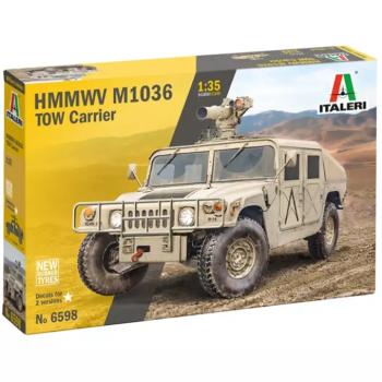 Italeri 1/35 HMMWV M1036 TOW Carrier katonai jármű makett kép