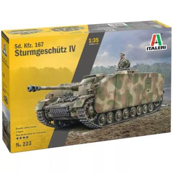Italeri 1/35 Sd.Kfz. 167 Sturmgeschütz IV rohamlöveg makett kép