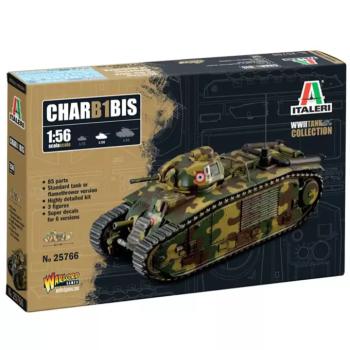 Italeri 1/56 Char B1 Bis tank makett kép