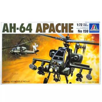 Italeri 1/72 AH-64 Apache helikopter makett