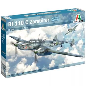 Italeri 1/72 Bf 110 C Zerstörer vadászrepülőgép makett kép