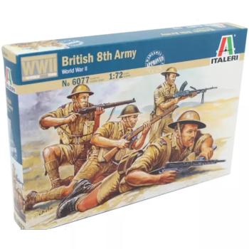 Italeri 1/72 British 8th Army Brit katonai figurák makett kép