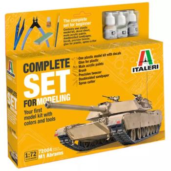 Italeri 1/72 M1 Abrams tank makett szett kép