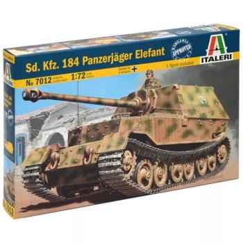 Italeri 1/72 Sd. Kfz. 184 Panzerjäger Elefánt harckocsiromboló tank makett kép