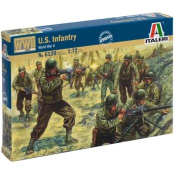 Italeri 1/72 U.S. Infantry WWII. amerikai katonák figura makett kép