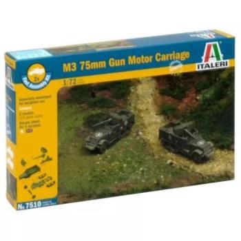 Italeri: 75 mm M3 félhernyótalpas páncélozott szállító jármű makett, 1:72 kép