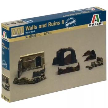 Italeri 1/72 Falak és romok dioráma szett kép