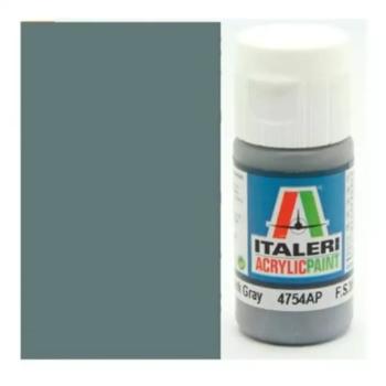 Italeri Flat Dark Gray (4754AP) - Matt sötétszürke makett festék 20ml kép