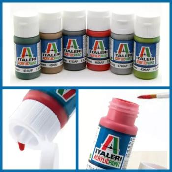 Italeri Flat Light Green (4309AP) - Matt világos zöld makett festék 20ml kép