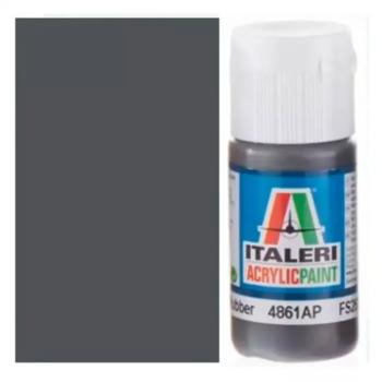 Italeri Flat Rubber (4861AP) - Matt gumi színű makett festék 20ml