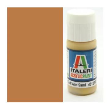 Italeri Flat US Army/Mar.Gulf Armor Sand (4812AP) - Matt US Army/Mar.Gulf páncélos sivatagi homok makett festék 20ml kép