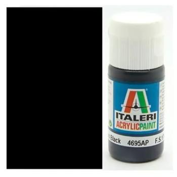 Italeri Gloss Black (4695AP) - Fényes fekete makett festék 20ml kép