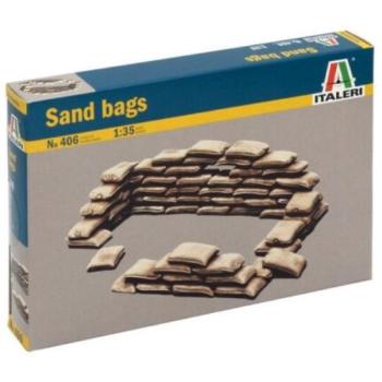 Italeri 1/35 Homokzsákok dioráma kiegészítő szett kép