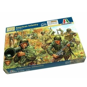 Italeri 1/72 American Infantry WWII. katona figurák makett kép