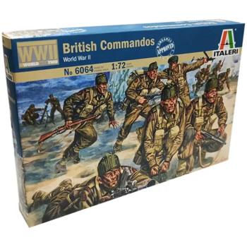 Italeri 1/72 British Commandos Brit katonai figurák makett kép