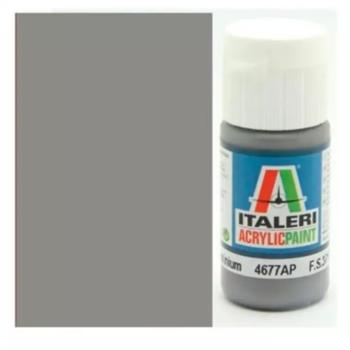 Italeri Metal Flat Aluminium (4677AP) - Metál matt ezüst makett festék 20ml kép