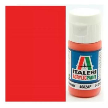 Italeri Metal Gloss Orange (4682AP) - Fényes narancssárga makett festék 20ml kép
