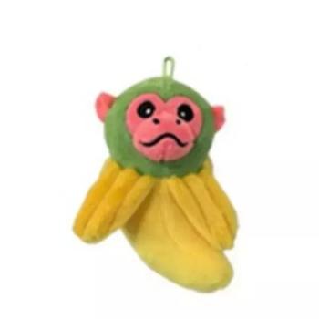 Italian Brainrot kulcstartó, plüss, 10 cm - Chimpanzini Bananini kép