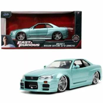 Jada Toys: Halálos iramban kisautó, 1:32 - Brian's Nissan Skyline GT-R kép