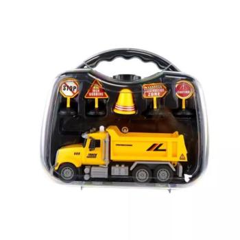 Játék dömper KRESZ táblákkal - 22 cm kép
