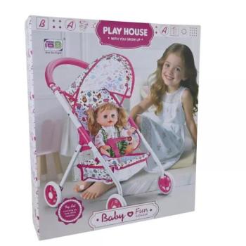 Játék sportbabakocsi – 52 cm kép