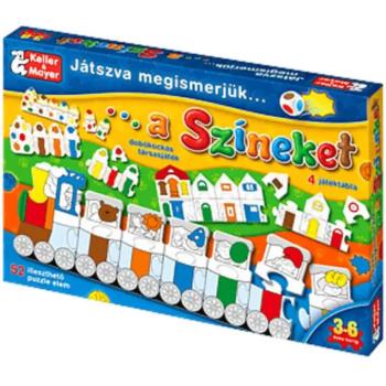 Játszva megismerjük a színeket társasjáték kép