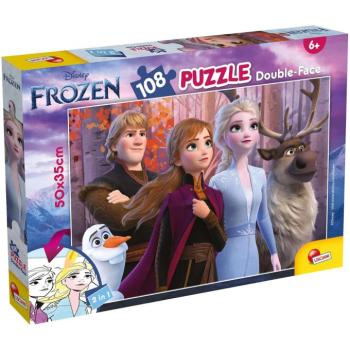 Jégvarázs 2 2 az 1-ben 108db-os puzzle és színező 50x35cm - Lisciani kép