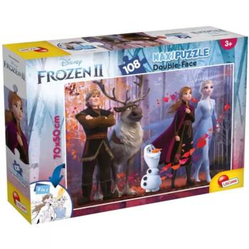 Jégvarázs 2 2 az 1-ben 108db-os puzzle és színező 70x50cm - Lisciani