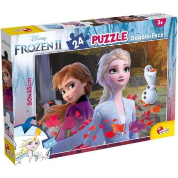 Jégvarázs 2 2 az 1-ben 24db-os puzzle és színező 50x35cm - Lisciani kép