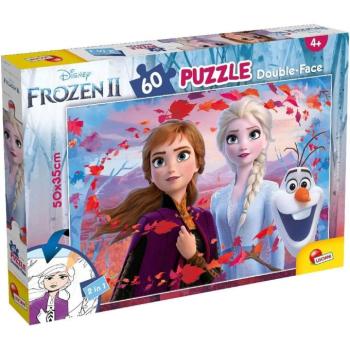 Jégvarázs 2 2 az 1-ben 60db-os puzzle és színező 50x35cm - Lisciani kép