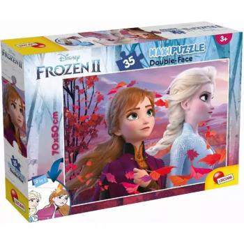 Jégvarázs 2 2az 1-ben 35db-os maxi puzzle és színező 70x50cm - Lisciani