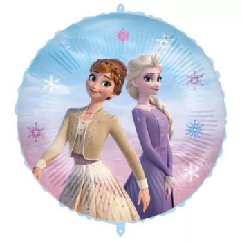 Jégvarázs 2 Elza és Anna mintás fólia lufi 46cm kép