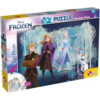 Jégvarázs 2 az 1-ben 24db-os puzzle és színező 35x25cm - Lisciani kép