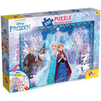 Jégvarázs 2 az 1-ben 250db-os puzzle és színező 50x35cm - Lisciani kép