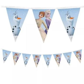 Jégvarázs 2 mintás újrahasznosítható party zászlófüzér 230cm kép