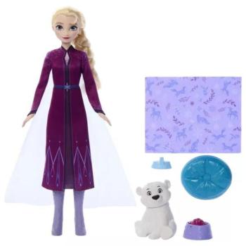Jégvarázs: Elza és a kis jegesmackó játékfigura szett - Mattel kép