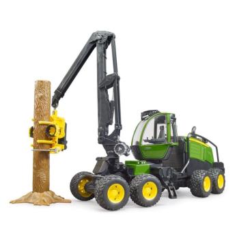 John Deere 1270G fakitermelő gép farönkkel - Bruder 2135 kép